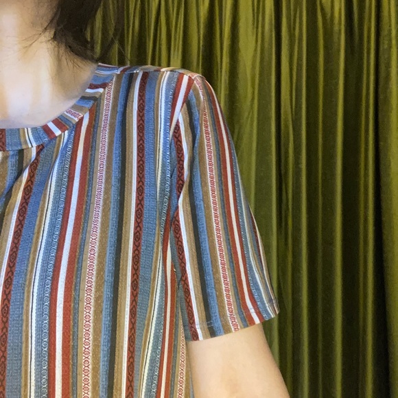 BCBGeneration striped babydoll t-shirt dress - Picture 3 of 8